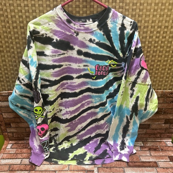 Disney Nightmare Before Christmas Colorful Tie-Dye Kids Shirt size S - Picture 2 of 13